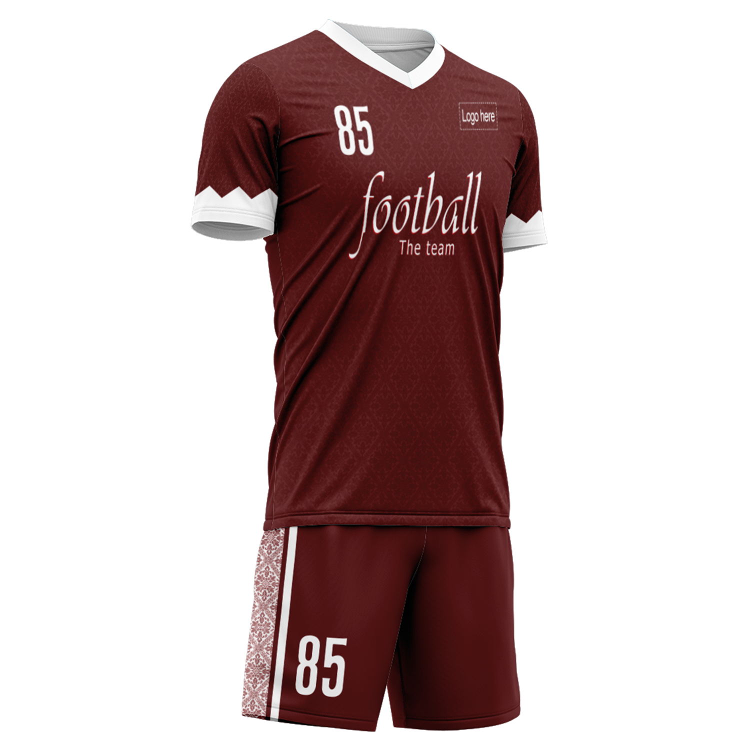 Ternos de futebol personalizados da seleção do Catar para a Copa do Mundo de 2022