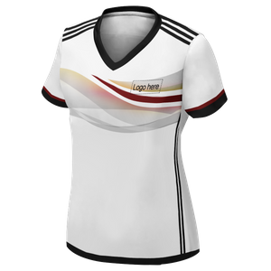 Camisa de futebol personalizada da Copa do Mundo da Alemanha autêntica com nome